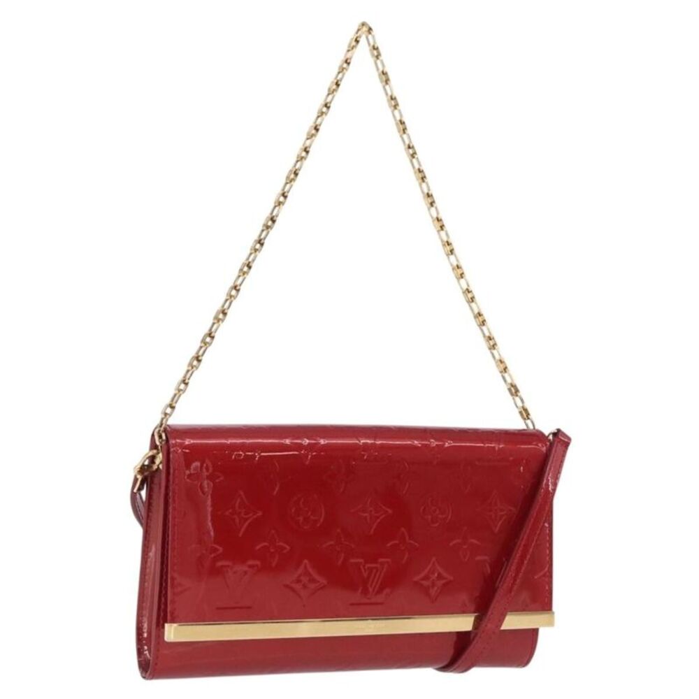 Louis Vuitton Ana Monogram Vernis Pink Patent_Leather Handbag